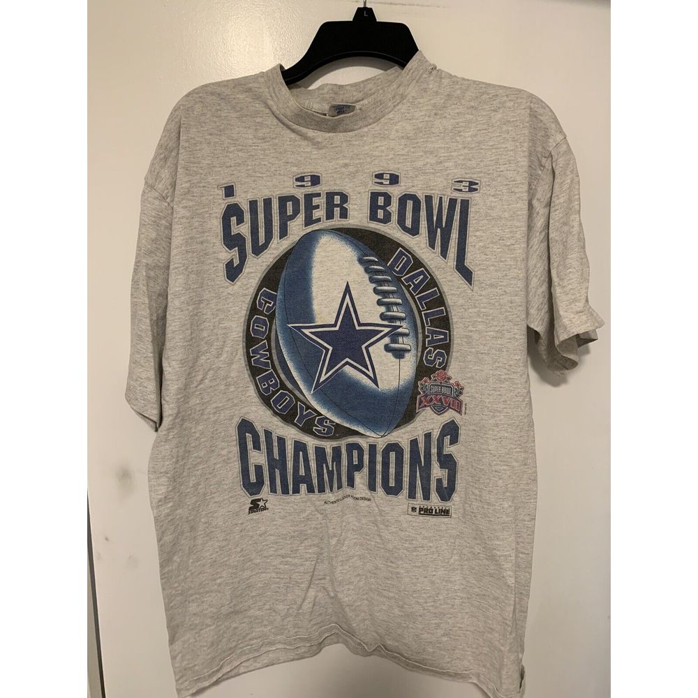 Vintage Starter Dallas Cowboys 1993 Champion T Shirt Size L