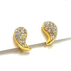 Christian Dior Dior Earrings Gold Pair