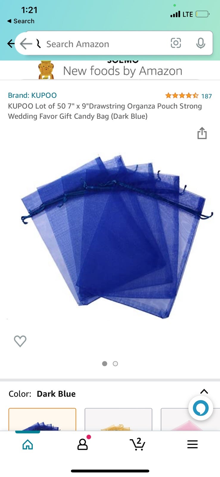 Organza gift bags