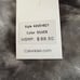 Calvin Klein Women’s Silver Velour Zip Up Hoodie