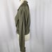 Lulus Cropped Utility Jacket Olive Green Pockets Full Button Casual Womens Sz M