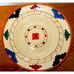 Southwestern Design Hartstone USA 1981 Serving Bowl Platter Stoneware Pottery