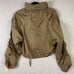 Free People Movement Dark Olive Way Home Ruched Out Packable Hooded Jacket Sz XS