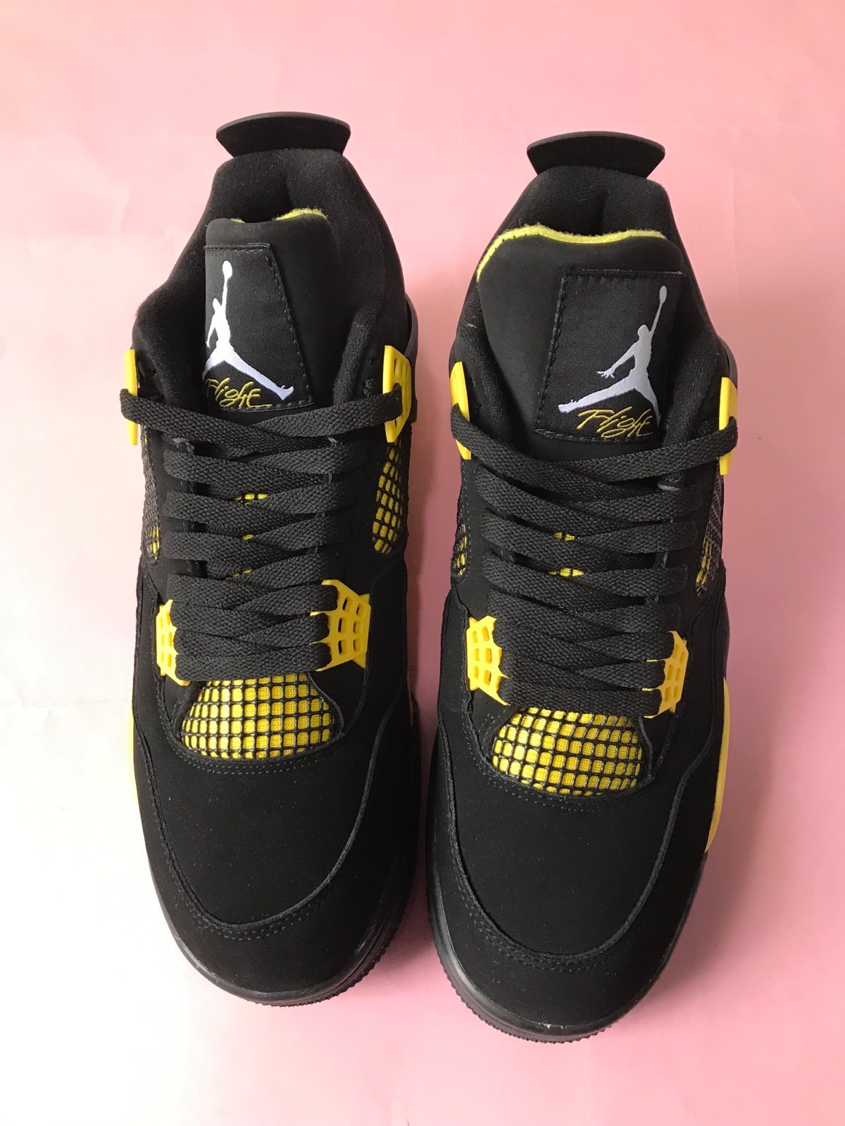Nike Air Jordan 4 retro yellow thunder size 8 (women)