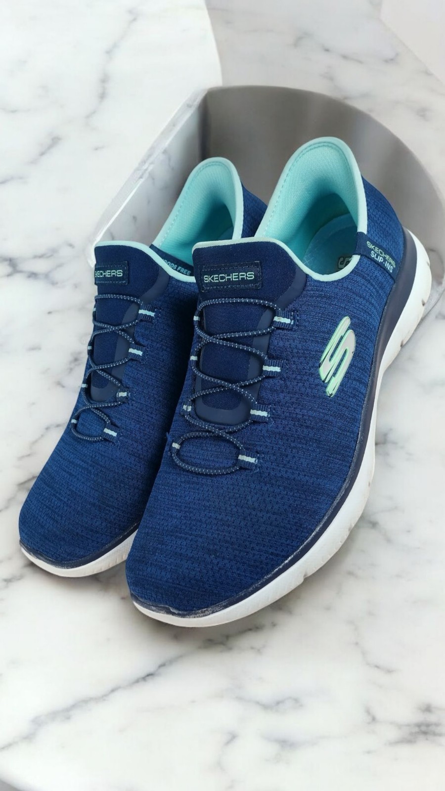 Skechers Women's Size 9.5 Slip-ins Hands Free Sneakers Lightweight Workout Gym