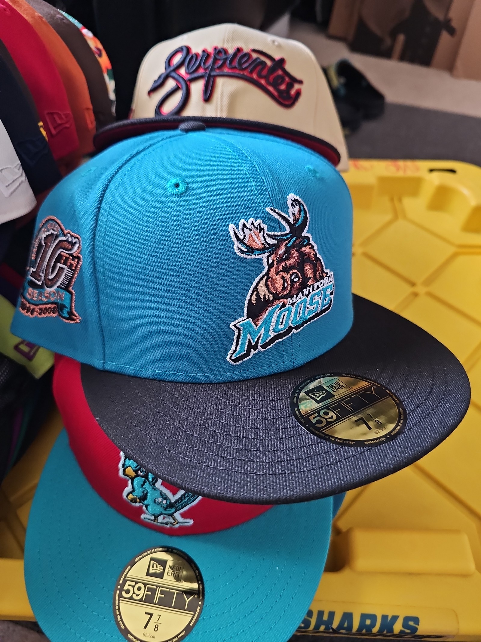 MANITOBA MOOSE New Era cap(HATCLUB EXCLUSIVE)dead stock size7 7/8
