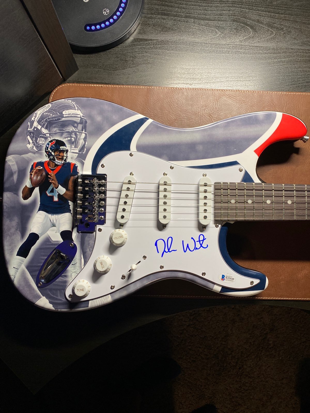 Deshaun Watson Autograph Guitar