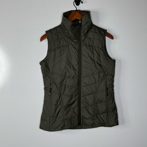Nau Goose Down Brown Packable Vest Size Small