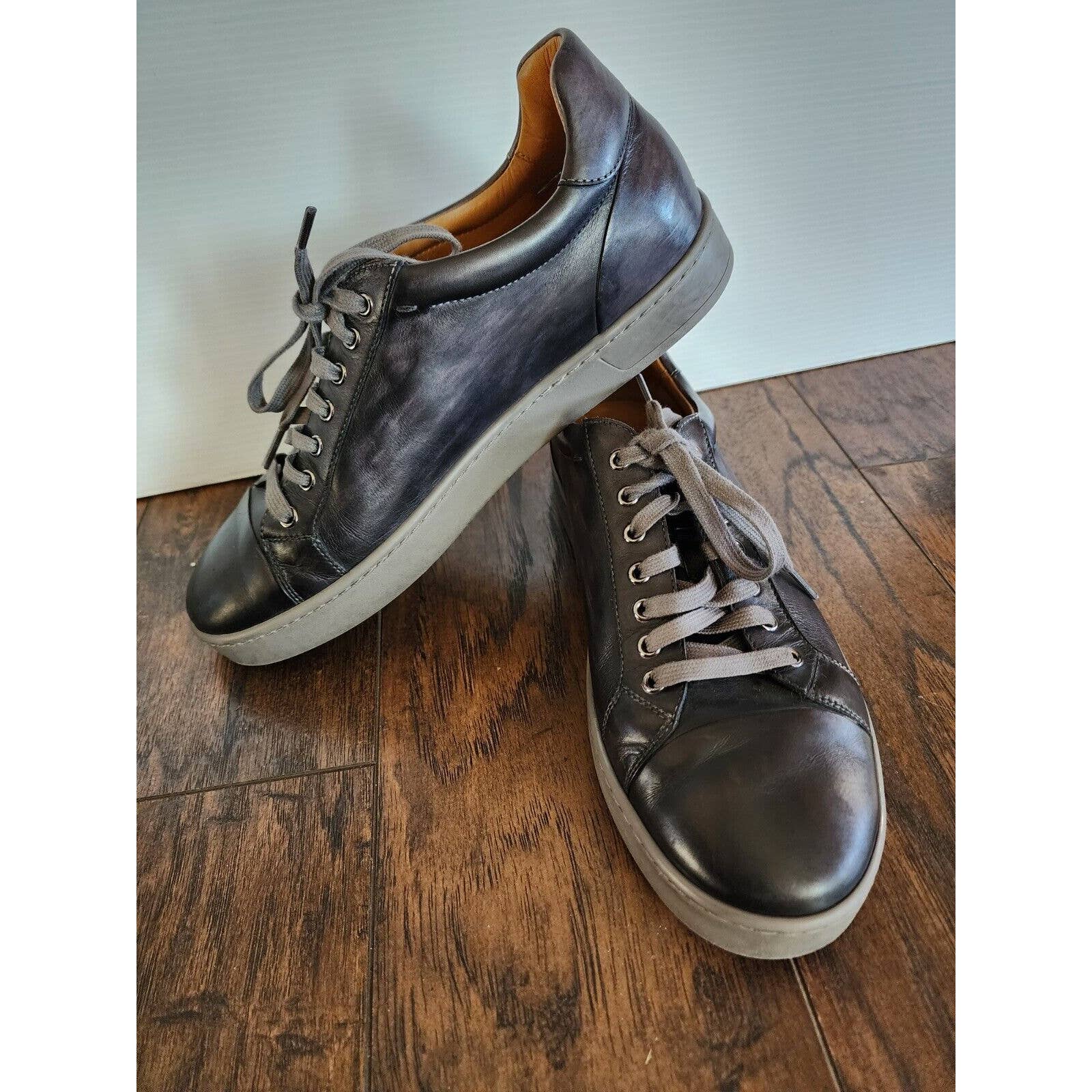 Magnanni Nerja shops lace up shoe sneaker. Black. Size 9 M