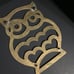 Set of 3 Brass Footed Trivets