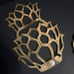 Set of 3 Brass Footed Trivets