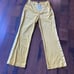 NWT 7 for all mankind velvet high rise trousers dress pants size 6 mustard yello
