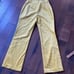 NWT 7 for all mankind velvet high rise trousers dress pants size 6 mustard yello