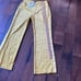 NWT 7 for all mankind velvet high rise trousers dress pants size 6 mustard yello