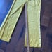 NWT 7 for all mankind velvet high rise trousers dress pants size 6 mustard yello