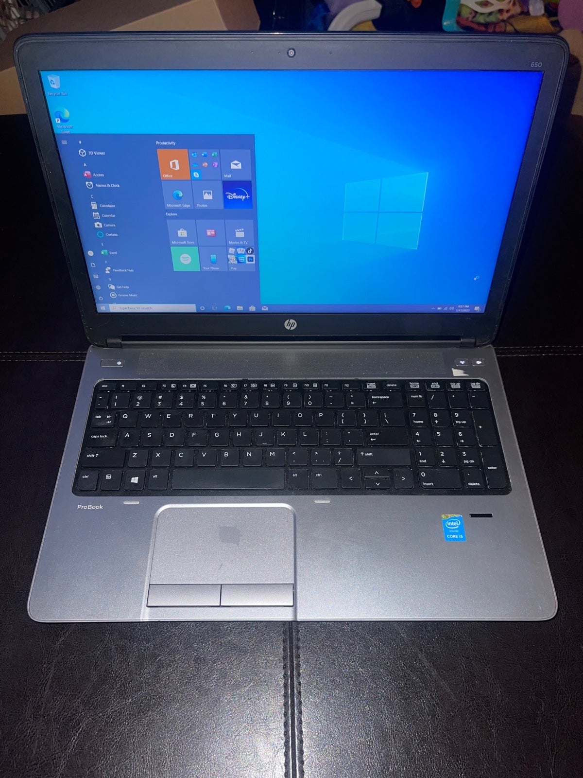 HP 15.6 PROBOOK WIN 10 PRO + MS OFFICE 2021 CORE i5 PROCESSOR LAPTOP SOLID STATE