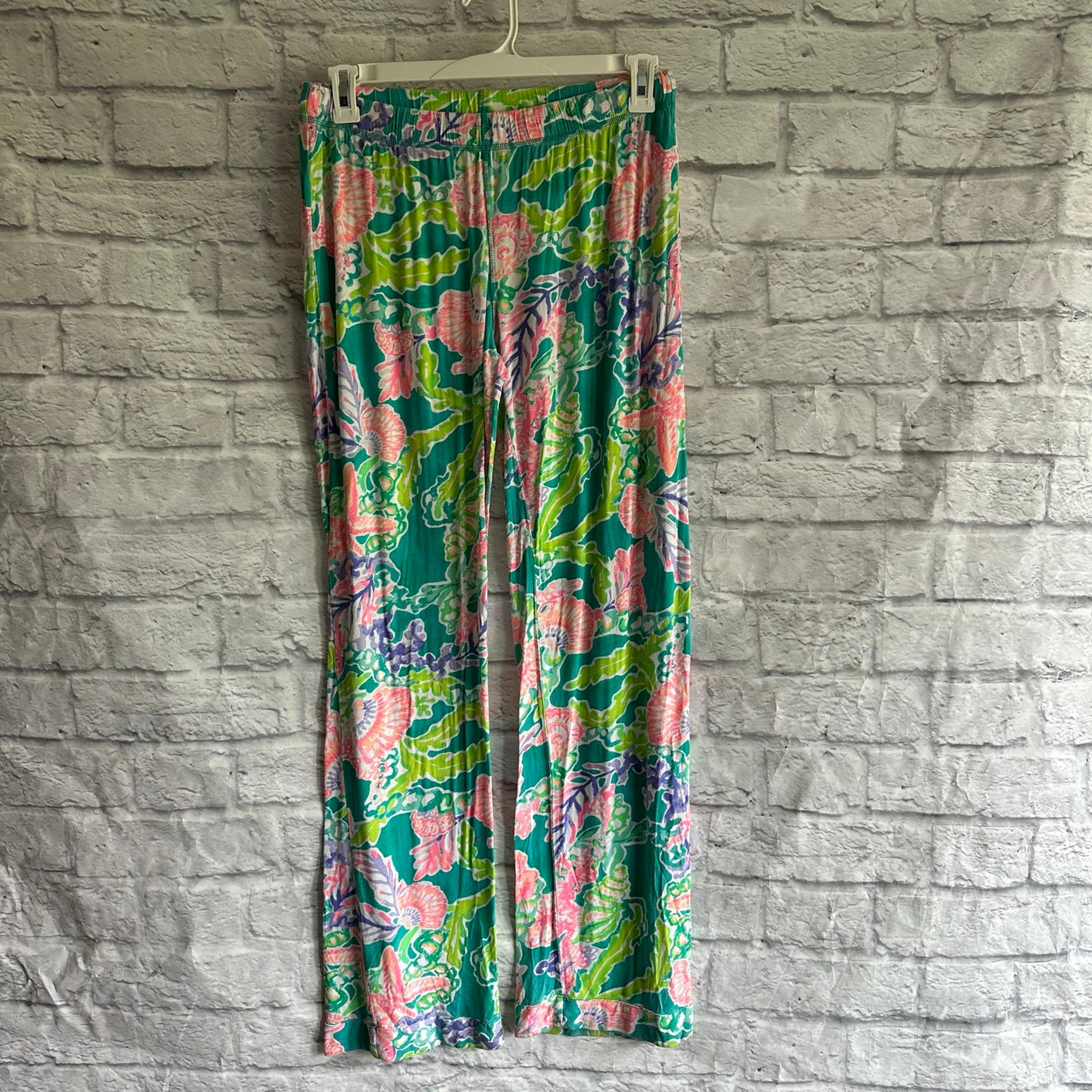 PREOWNED LILLY PULITZER WOMENS SLEEP PANTS PAJAMA BOTTOMS SIZE SMALL S