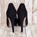 Salvatore Ferragamo Suede Pumps, Black, Size 22cm (US 5.5)