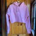 Champion Daisy Reverse Weave slouch sweatshirt UO Exclusive Crop hoodie M