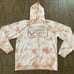 Disney Cruise Line DCL Castaway Cay Tie Dye Thin Hoodie Creamsicle Colorway Sz M
