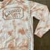 Disney Cruise Line DCL Castaway Cay Tie Dye Thin Hoodie Creamsicle Colorway Sz M