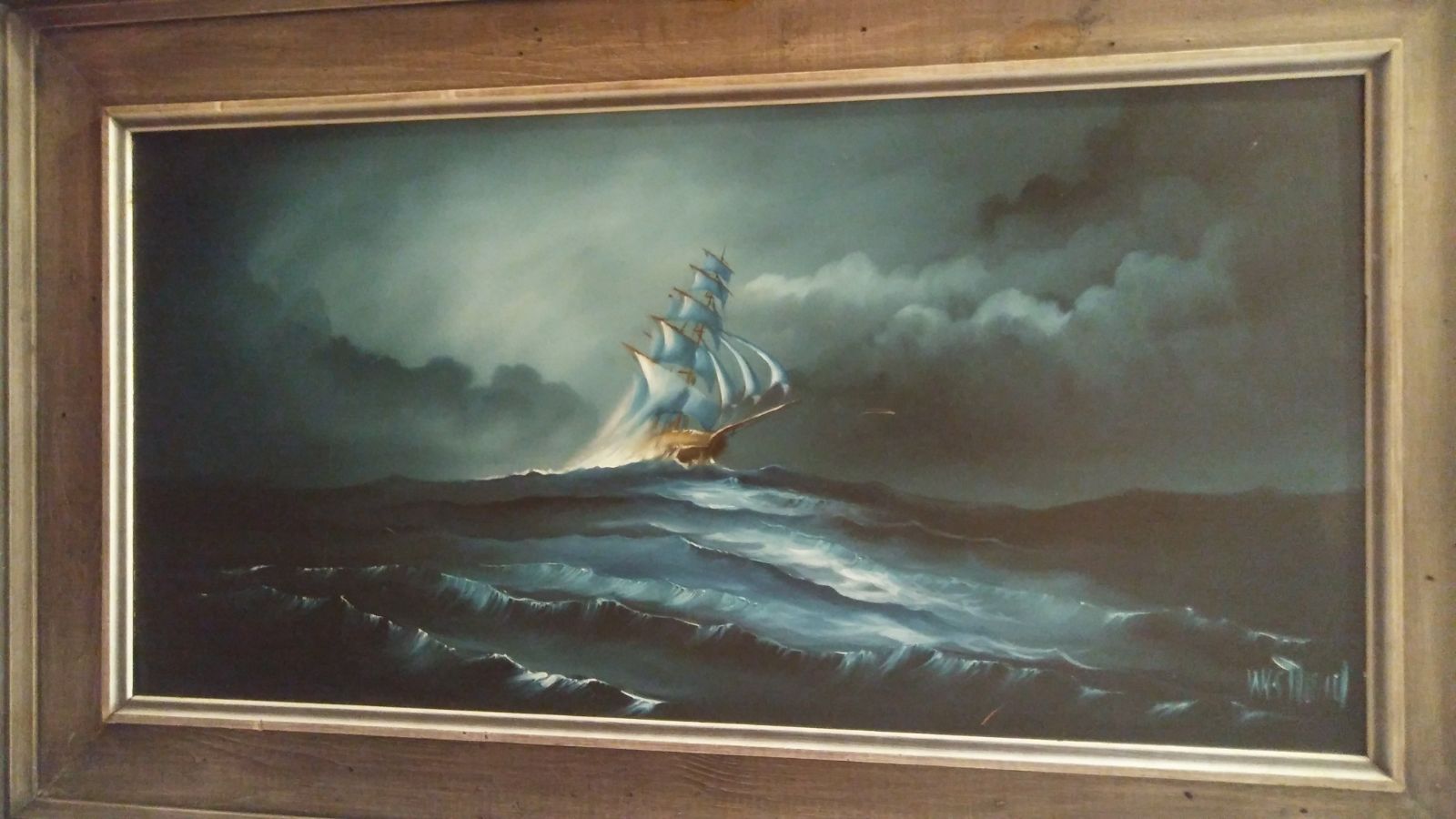 BIG Harold George Westlund Ship Painting