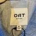 OAT New York Womens Long Sleeve Jumpsuit M Denim Tie Waist Wide Leg Utility City