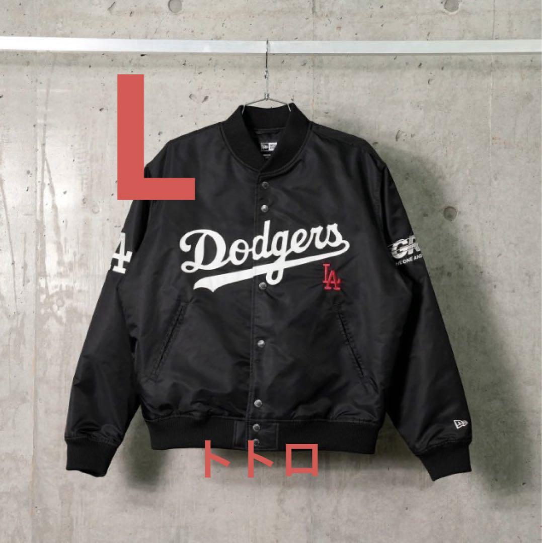 【Sana Worn Model】MLB Dodgers GR8 Varsity Jacket L Size