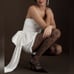 Anthropologie Hutch Gwen Dress Ivory Size 10 Bridal Bow