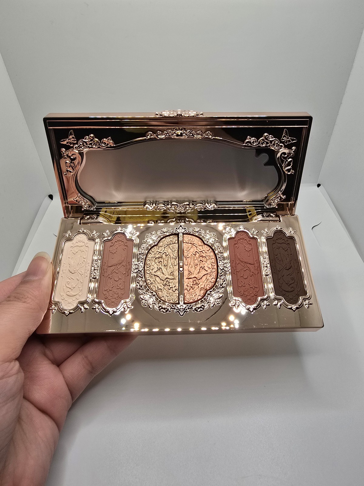 Flower Knows - Butterfly Cloud Collar Six-Color Makeup Palette Terracotta Brick