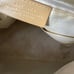 Arcade Genuine Italian patent leather logo yellow and tan satchel dome bag doubl