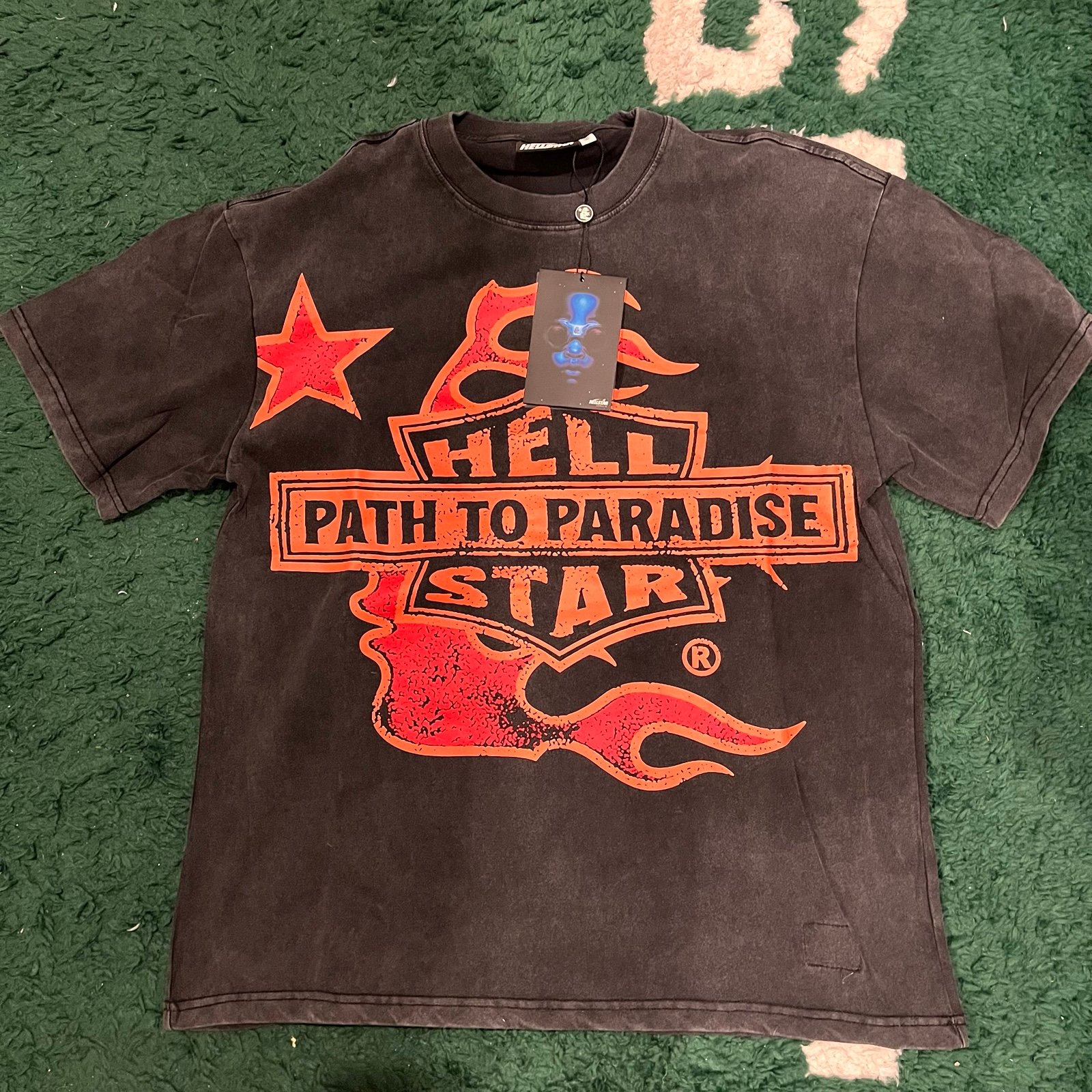 HELLSTAR ヘルスター BIKER TOUR グラフィック Tシャツ グレー Hellstar – The Hype