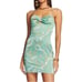 Retrofete SER.O.YA Farrah Silk Dress Green Nautical - Size M