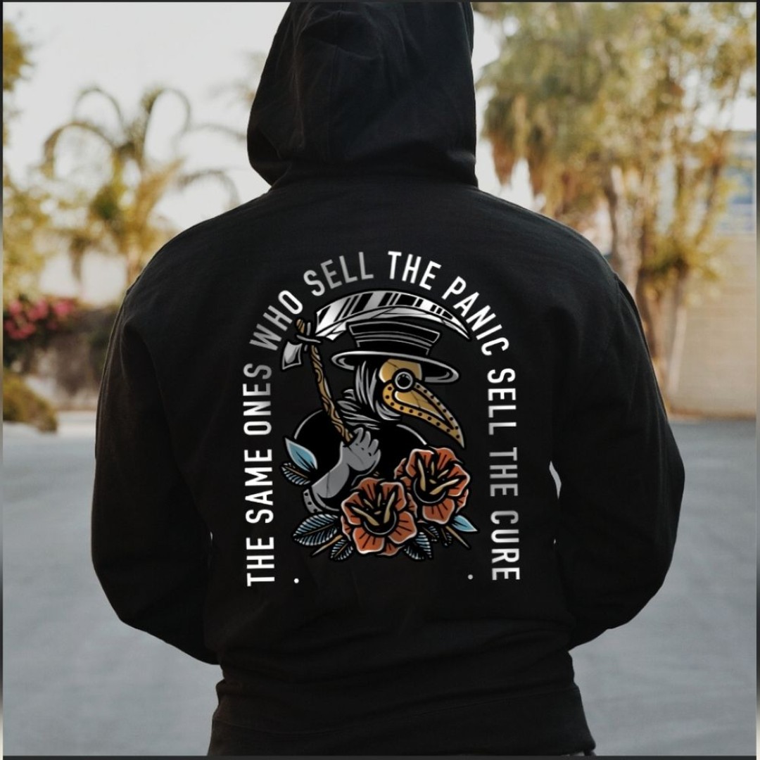 The Same Ones Who Sell The Panic Sell The Cure Hoodie