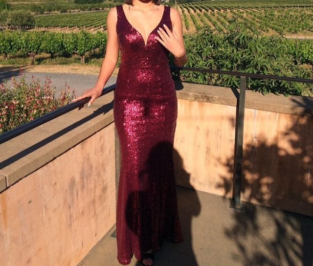 Red Mermaid Prom Dress