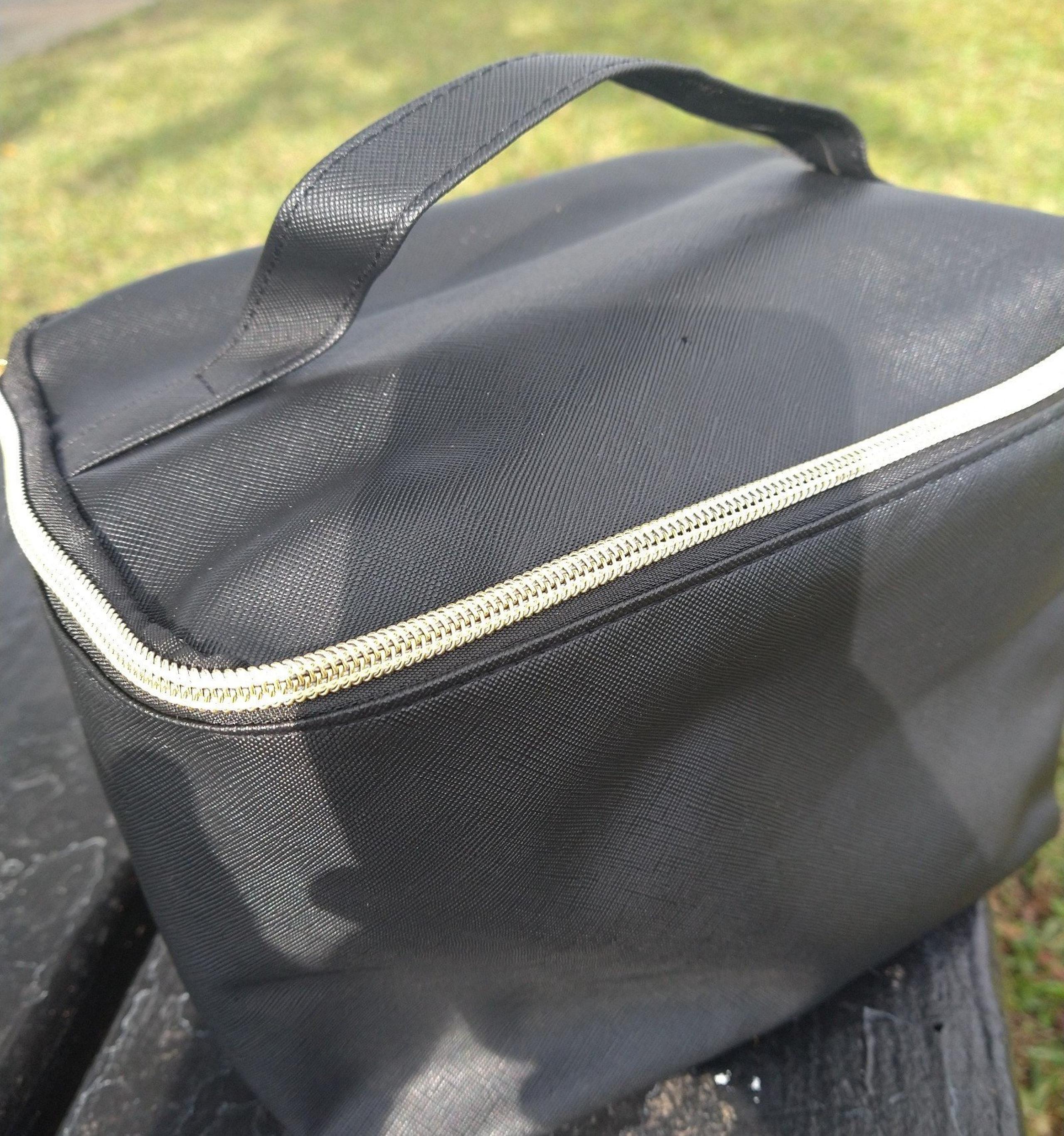 compartmental makeup / travel bag