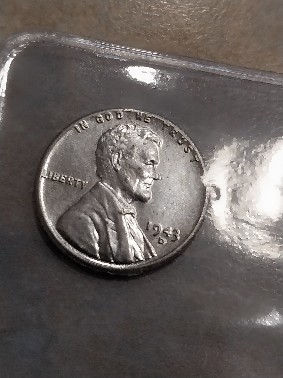 Lincoln Penny 1943D Zinc-Coated Stell