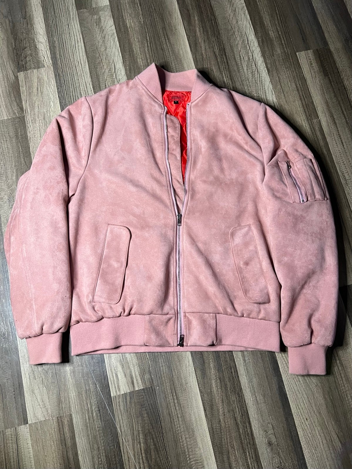 Killion Light Pink Bomber Jacket - Size L