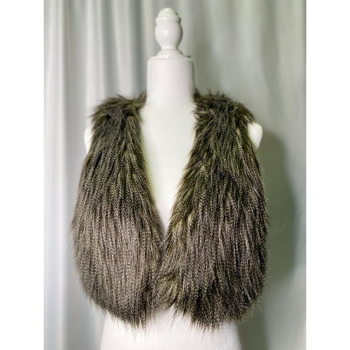 I.N.C faux fur vest
