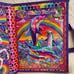 Lisa Frank Art Case Tikanni Trifold Portfolio Binder Sticker/Activity Set