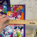 Lisa Frank Art Case Tikanni Trifold Portfolio Binder Sticker/Activity Set