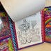 Lisa Frank Art Case Tikanni Trifold Portfolio Binder Sticker/Activity Set