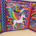 Lisa Frank Art Case Tikanni Trifold Portfolio Binder Sticker/Activity Set