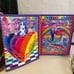 Lisa Frank Art Case Tikanni Trifold Portfolio Binder Sticker/Activity Set