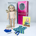 American Girl LANIE DOLL In MEET OUTFIT Dress Shoes Panties Bracelet Rabbit BOX