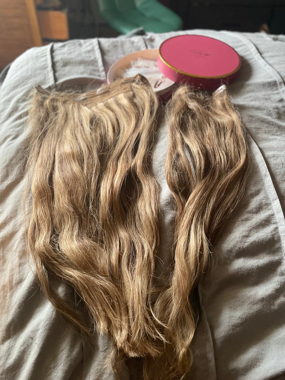 Halo human hair clip