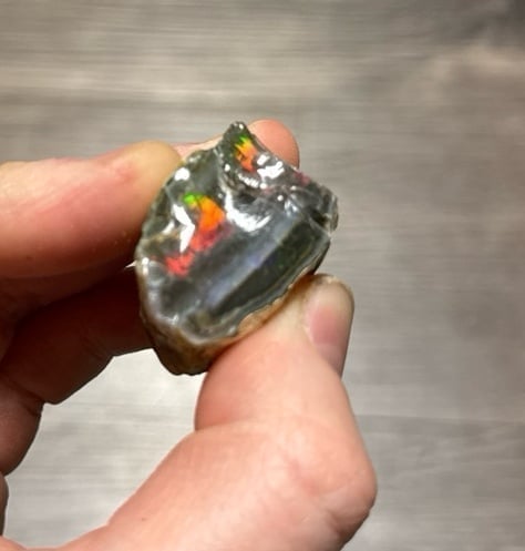 Large black opal