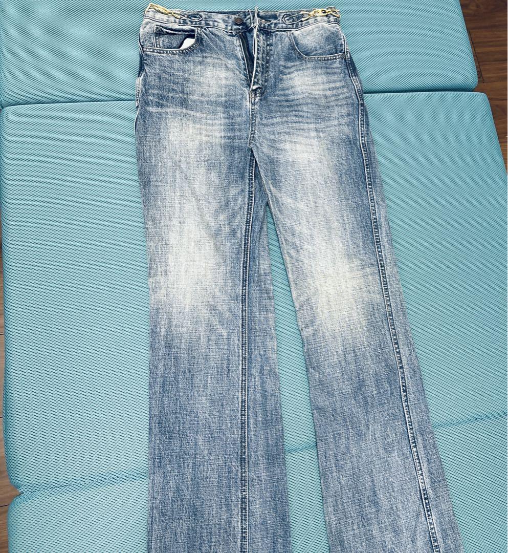 Long Leg Celine Classic Bootcut Denim Pants Denim Blue New