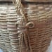 Vintage Native American woven braided knitting yarn BASKET