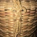 Vintage Native American woven braided knitting yarn BASKET